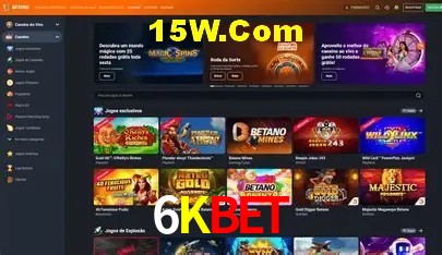 Biblioteca de slots populares na 6Kbet